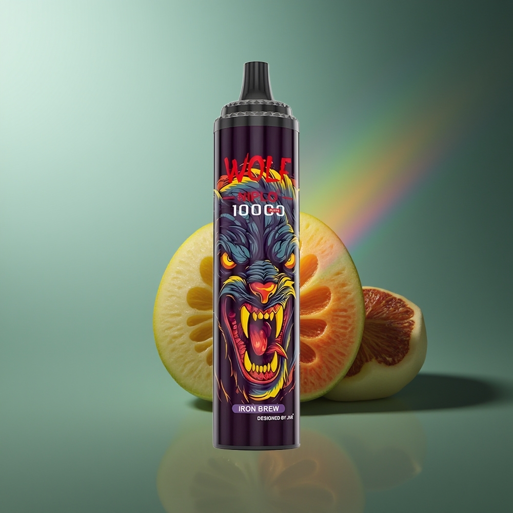 Wholesale Lithuania JNR Wolf Niplo 10000 Puffs Geležies Alus 1.0 Ohm Mesh Coil Type-C