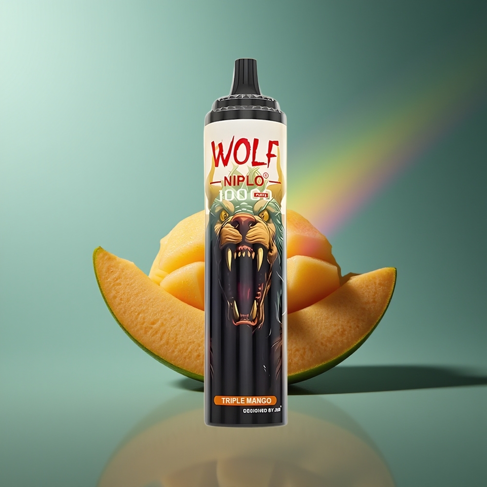 Wholesale Lithuania JNR Wolf Niplo 10000 Puffs Triple Mango 1.0 Ohm Type-C