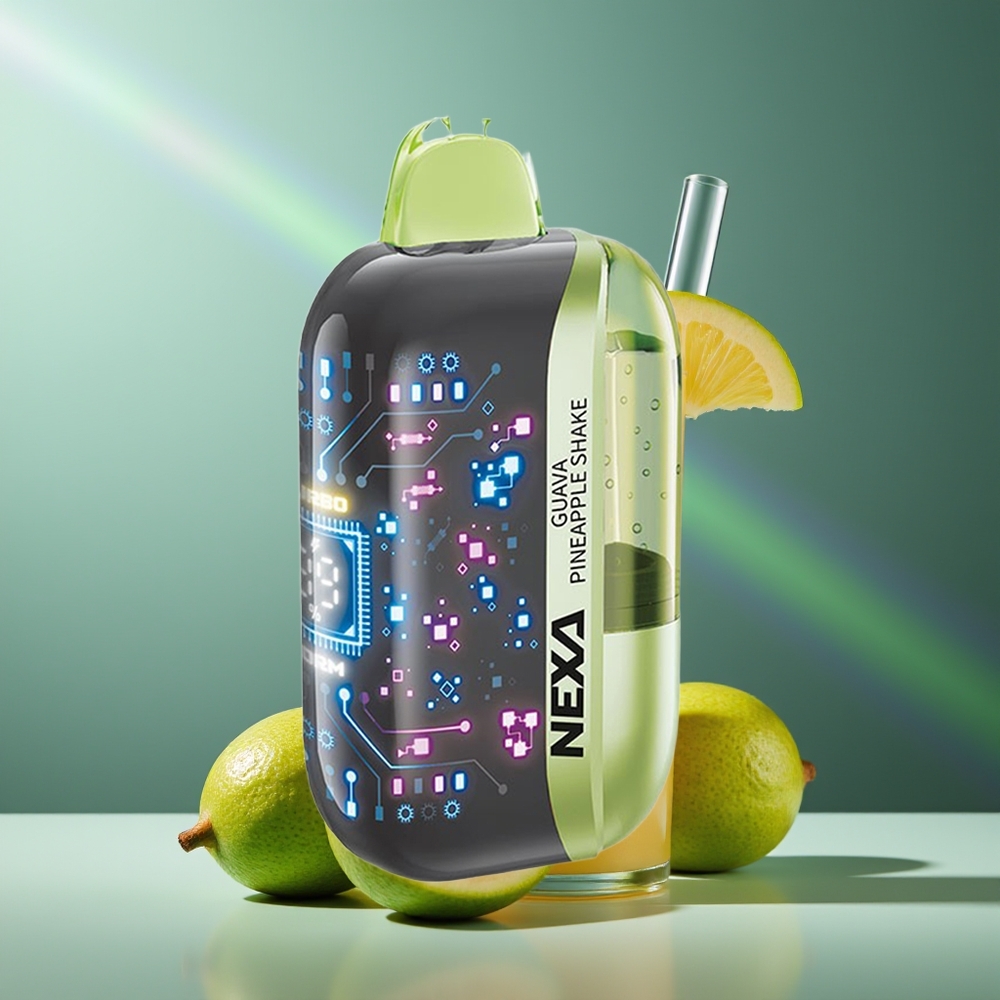 Wholesale Lithuania NEXA Ultra 50000 Puffs Guava Ananasų Viršukalė 20ml 800mah
