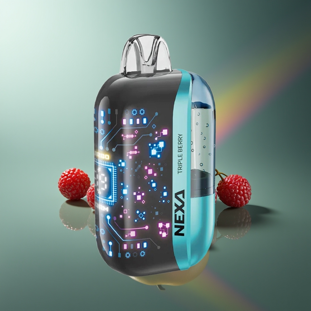 Wholesale Lithuania NEXA Ultra 50000 Puffs Trijų Uogų 20ml 800mAh