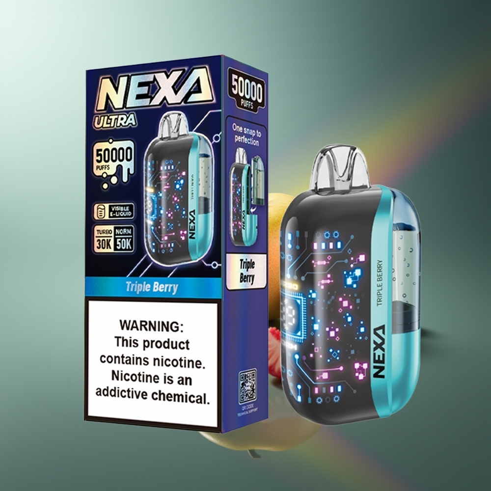 Wholesale Lithuania NEXA Ultra 50000 Puffs Trijų Uogų 20ml 800mAh