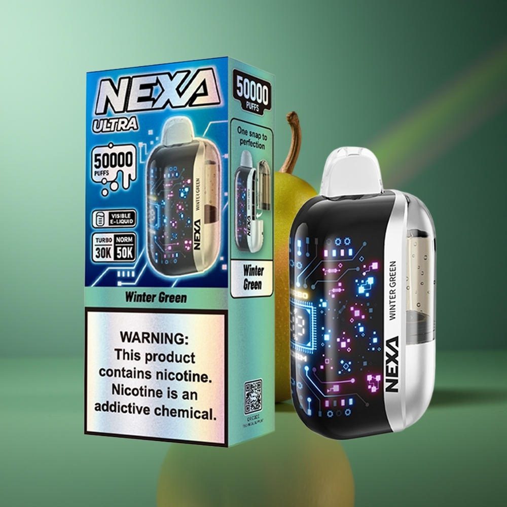 Wholesale Lithuania NEXA Ultra 50000 Puffs Žalioji Mėta 20ml 800mAh