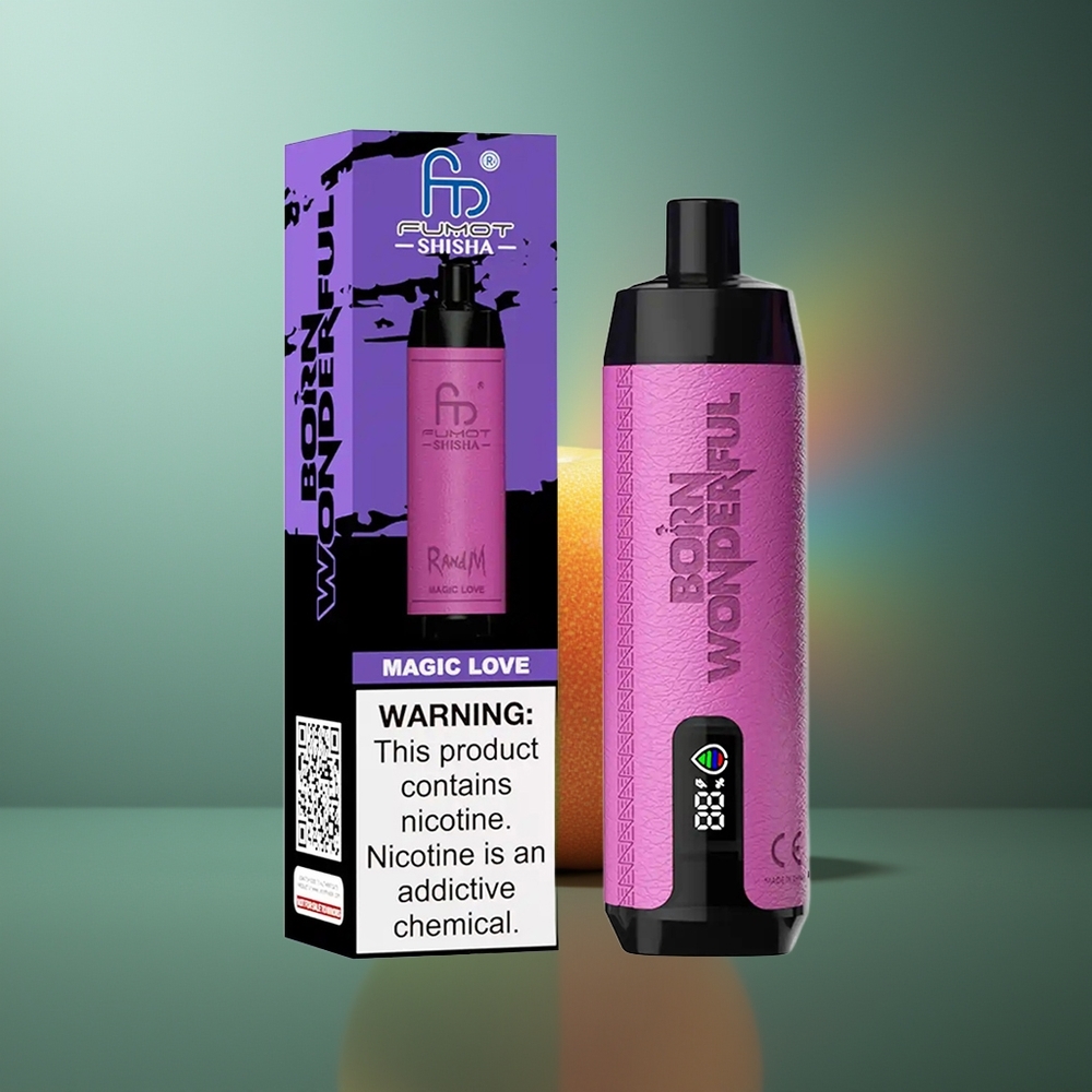 Wholesale Lithuania RandM Fumot Shisha 10000 Puffs Magiškas Meilė Type-C LED Indicator