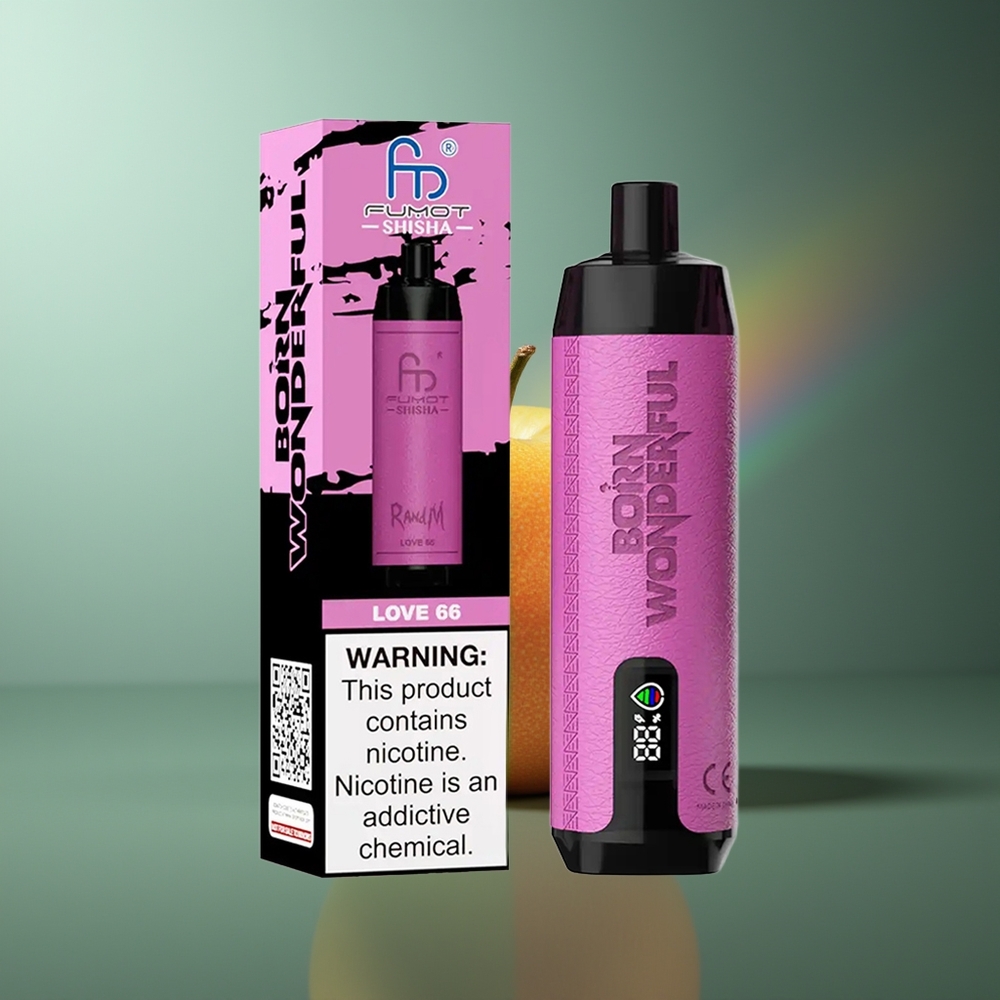 Wholesale Lithuania RandM Fumot Shisha 10000 Puffs Meilė 66 18ml 0.5% Nikotino