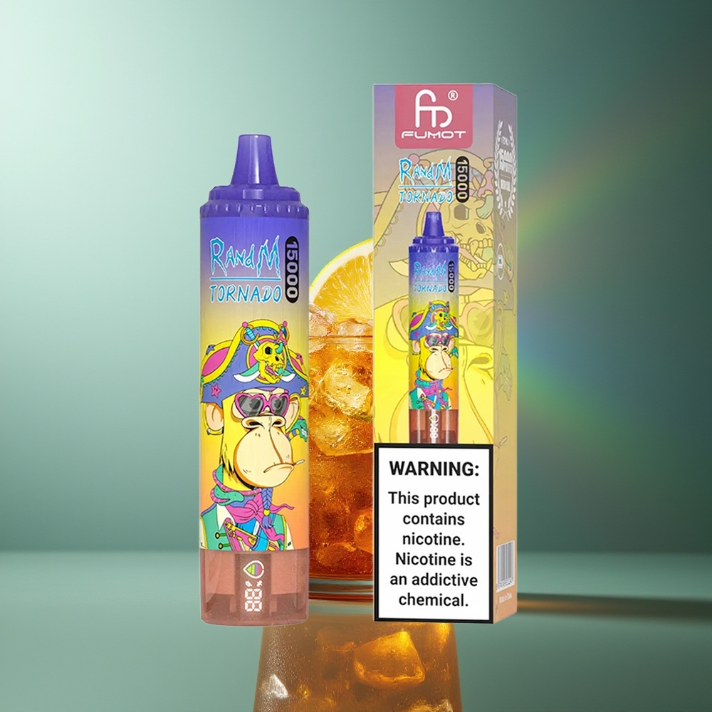 Wholesale Lithuania RandM Fumot 15000 Pufų Coca Cola Ledas Tornado 25ml 850mAh
