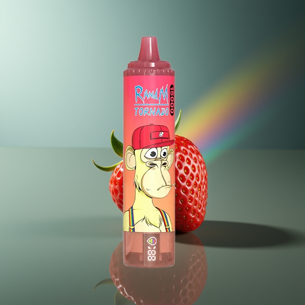 Wholesale Lithuania RandM Fumot Tornado 15000 25ml Braškė Raudonasis Jautis