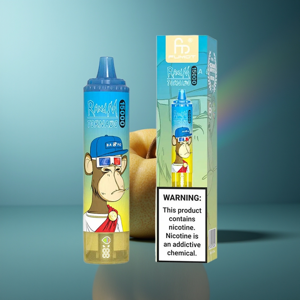 Wholesale Lithuania RandM Fumot Tornado 15000 Puffs 25ml Mėlynasis (Mr Blue)