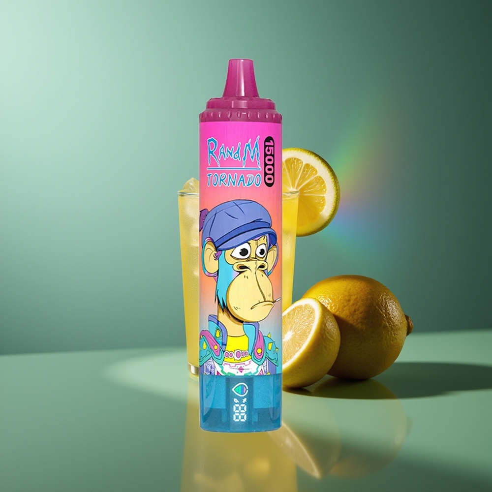 Wholesale Lithuania RandM Fumot Tornado 15000 Puffs Citrinų Limonadas 25ml USB Type-C