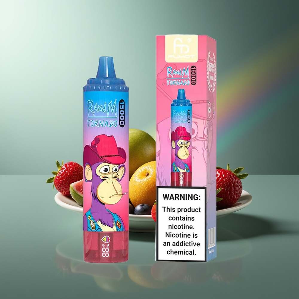 Wholesale Lithuania RandM Fumot Tornado 15000 Puffs Mišrios Uogos 25ml 850mAh