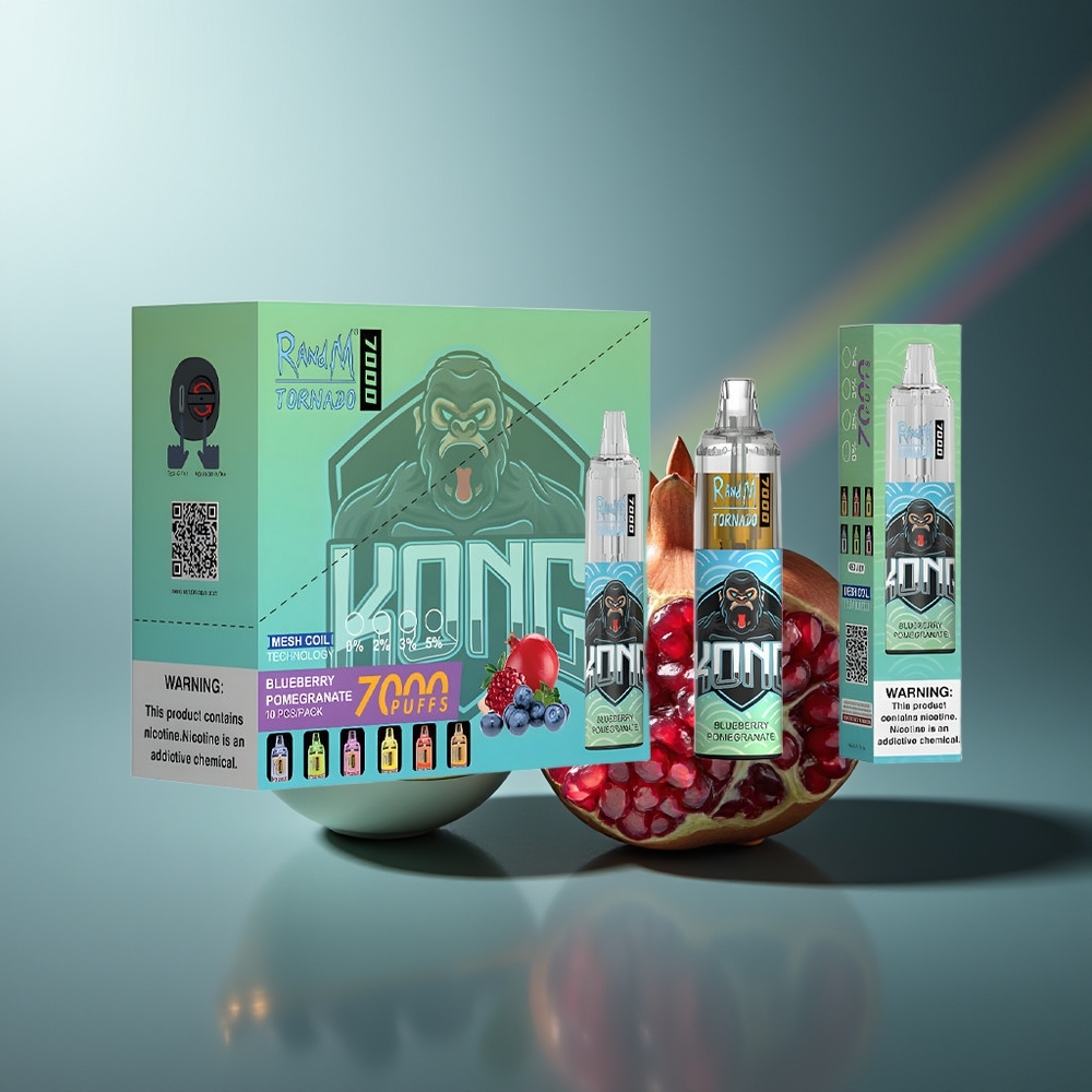 Wholesale Lithuania RandM Fumot Tornado 7000 Mėlynųjų Beržų Granatas 14 ML Type-C
