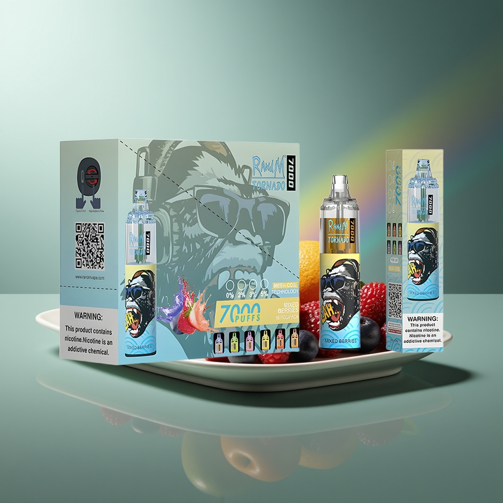 Wholesale Lithuania RandM Fumot Tornado 7000 Mišrios Uogos 14ML RGB