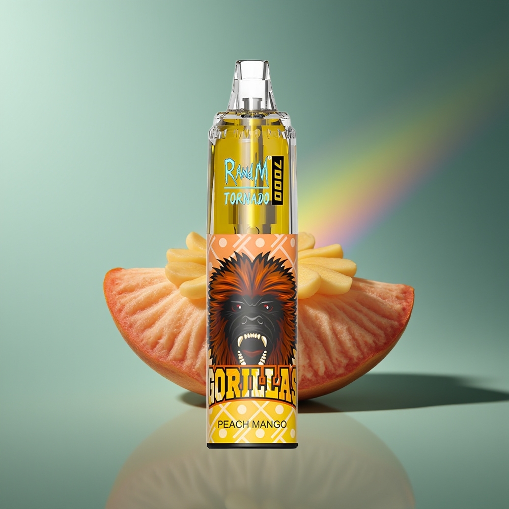 Wholesale Lithuania RandM Fumot Tornado 7000 Persikų Mango 14ML Type-C