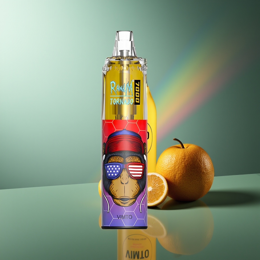 Wholesale Lithuania RandM Fumot Tornado 7000 Puffs 14ML Vimto RGB Light