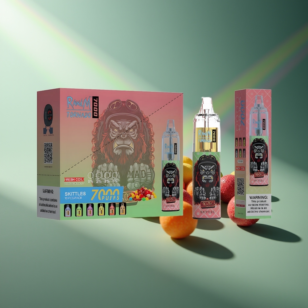 Wholesale Lithuania RandM Fumot Tornado 7000 Skaičiai 14ML RGB