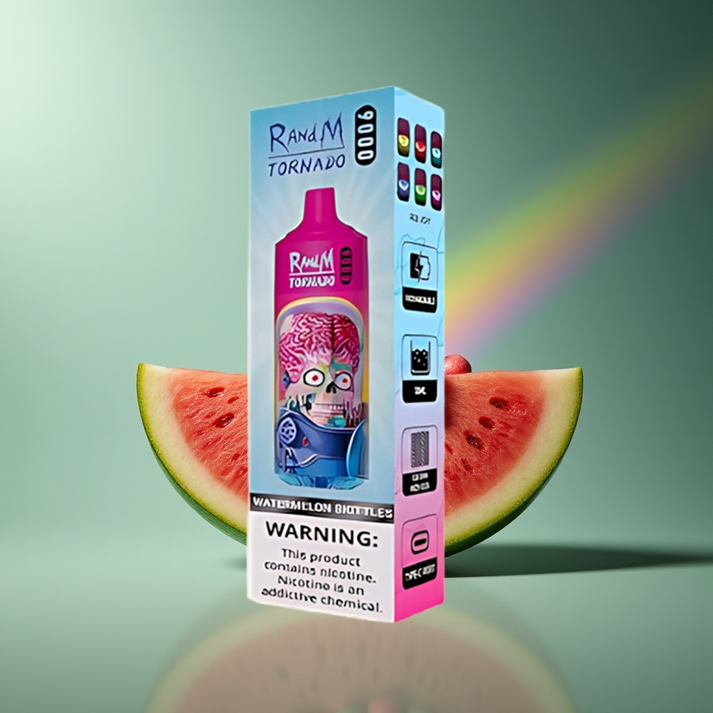 Wholesale Lithuania RandM Fumot Tornado 9000 Pūsų Arbūzas Skittles 850 mAh