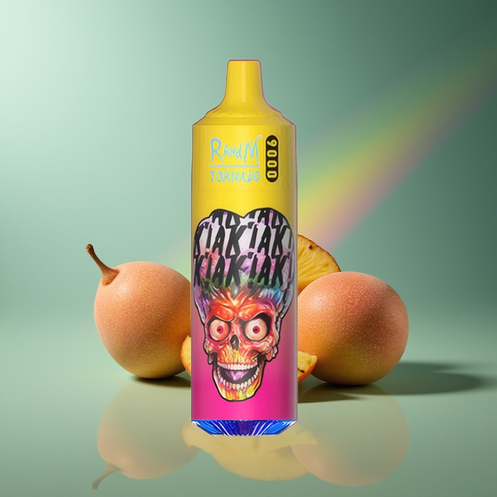 Wholesale Lithuania RandM Fumot Tornado 9000 Pufų Persikas Mango Ananasas 850 mAh