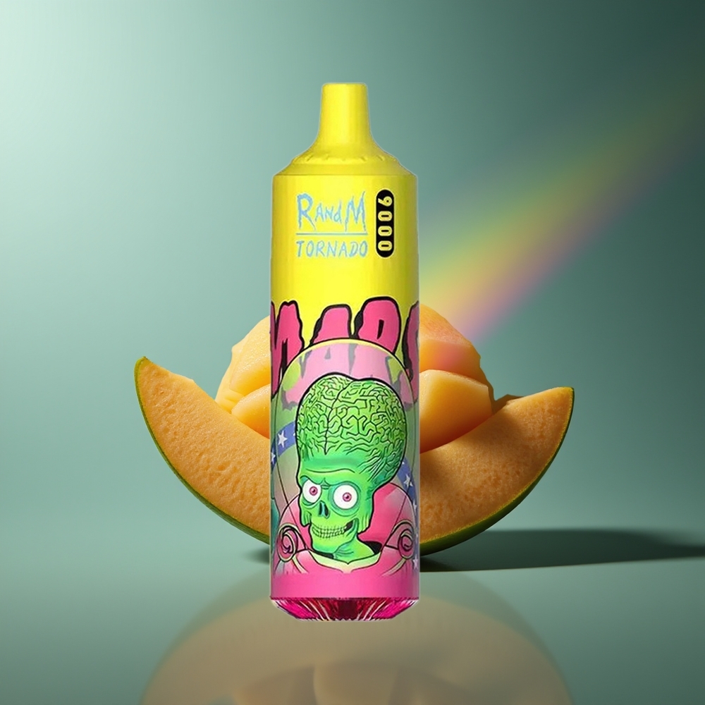 Wholesale Lithuania RandM Fumot Tornado 9000 Puffs 54 Skonių Trys Mangai RGB Displejus
