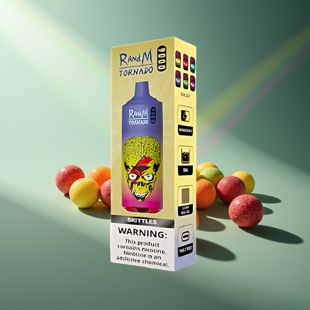 Wholesale Lithuania RandM Fumot Tornado 9000 Puffs Skittlai 850 mAh