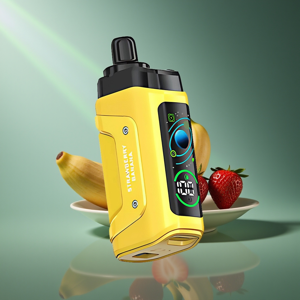 Wholesale Lithuania Razz Bar 45000 Puffs Braškės Bananų Vienkartinės Elektroninės Cigaretės 1.0 Ohm Mesh Coil