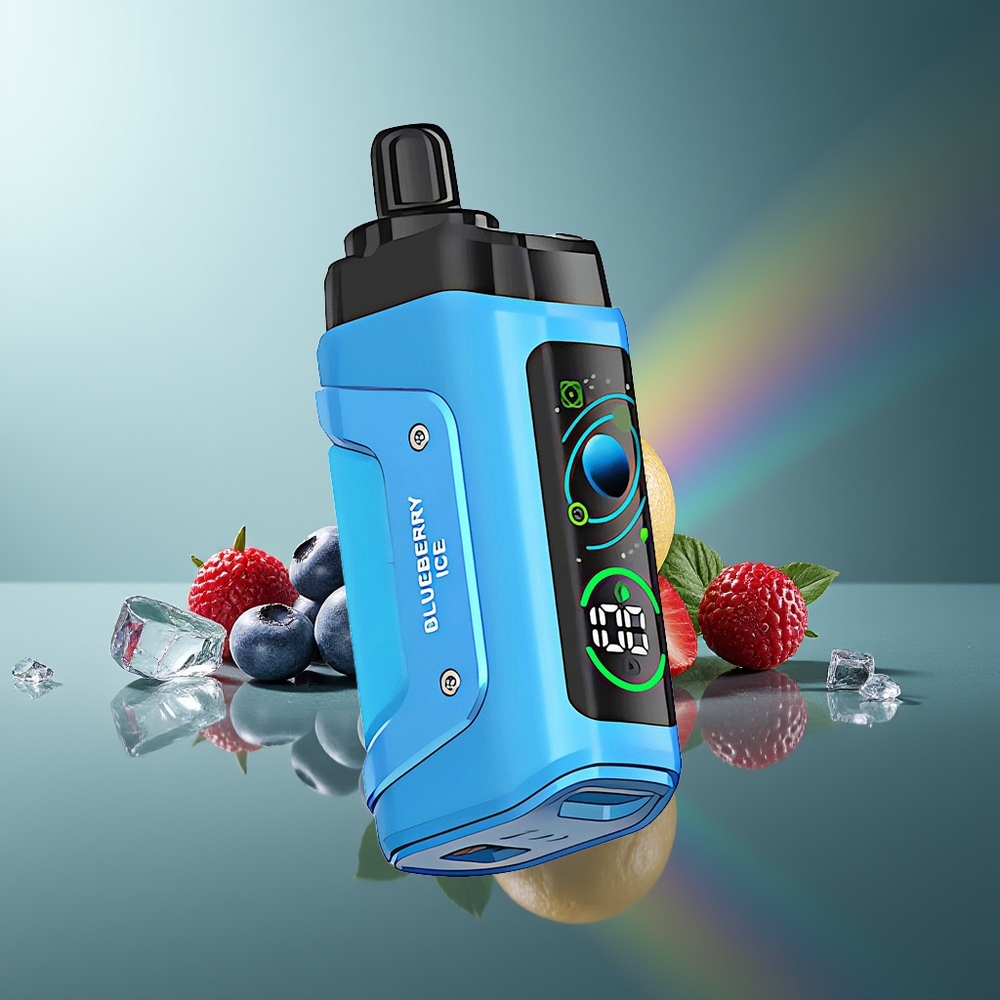 Wholesale Lithuania Razz Bar 45000 Puffs Mėlynų Uogų Ledas Type-C Rechargeable