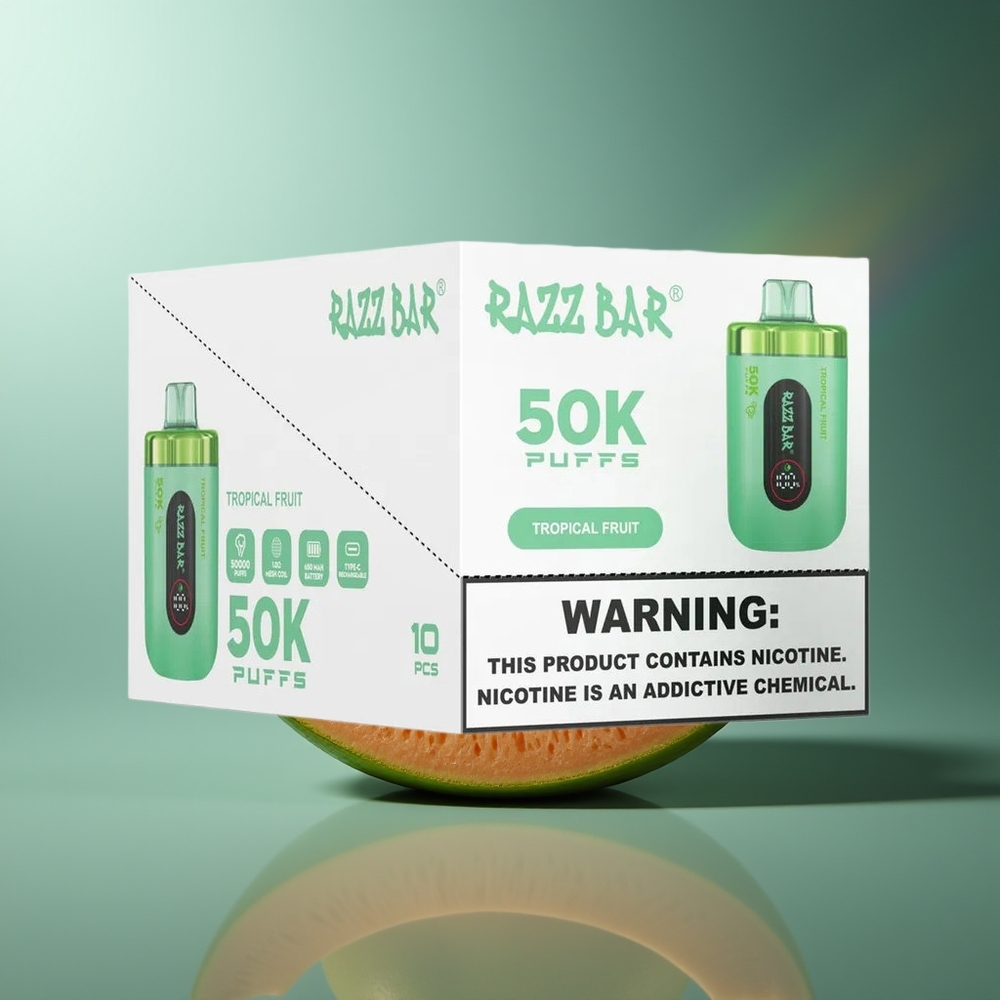 Wholesale Lithuania Razz Bar 50K Tropinių Vaisių 2% Nikotino