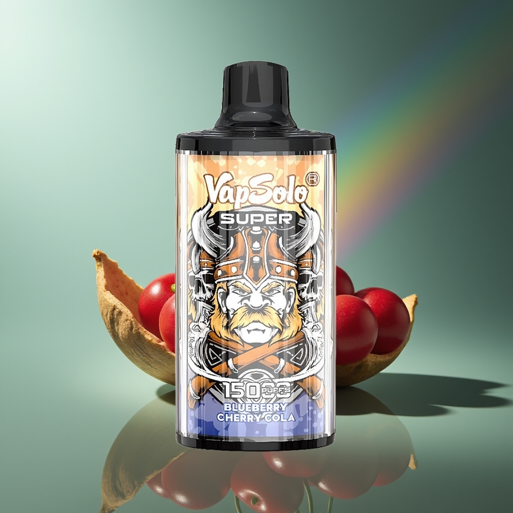 Wholesale Lithuania VapSolo Super 15000 Puffs Vyšnių Kola 40ml 850mAh