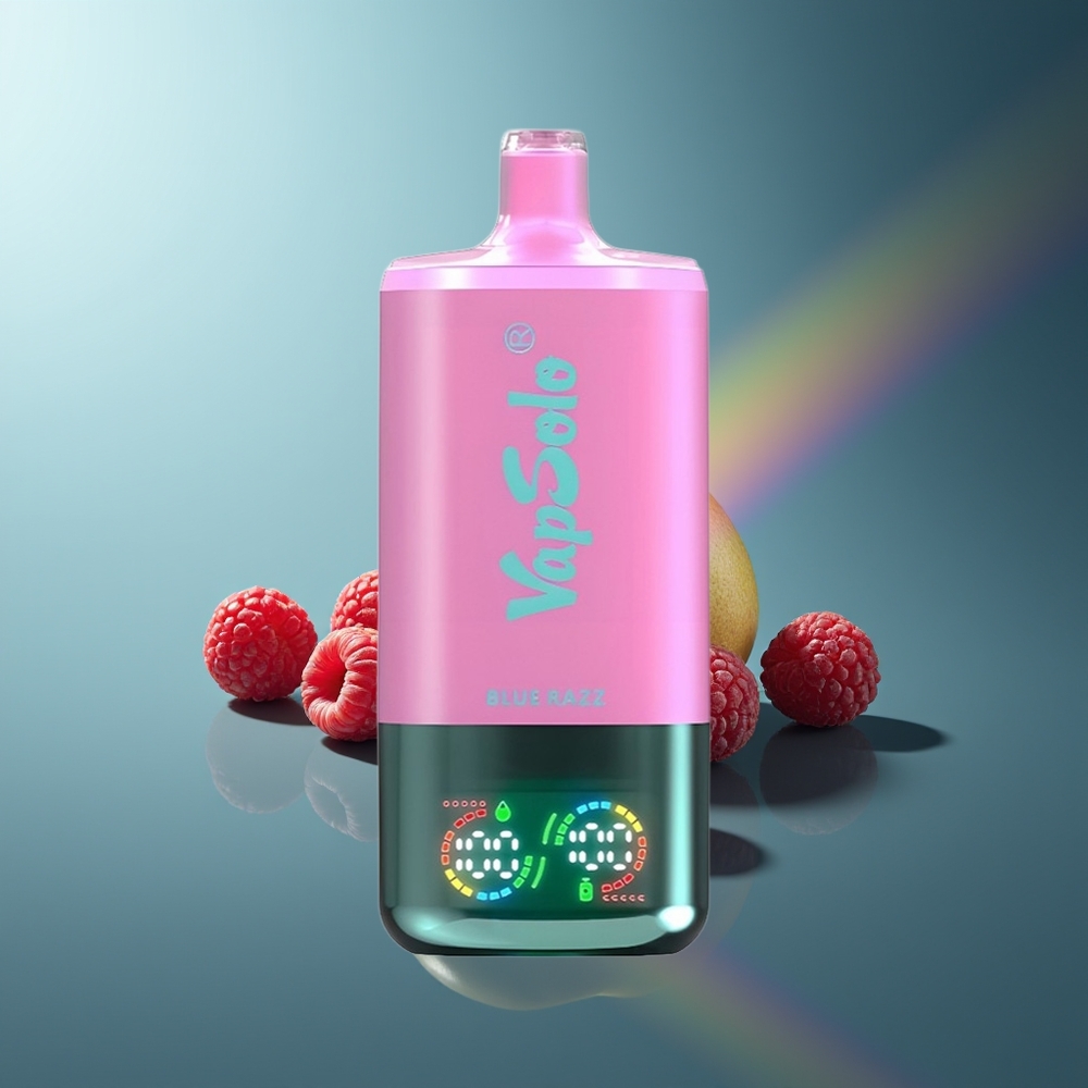 Wholesale Lithuania VapSolo Triple 30000 Puffs 40ml Mėlynasis Avietė Vienkartinės Elektroninės Cigaretės