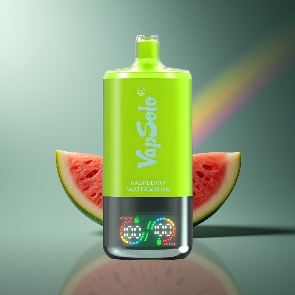 Wholesale Lithuania VapSolo Triple 30000 Puffs Avietė Arbūzas 3 Oil Tank Type-C