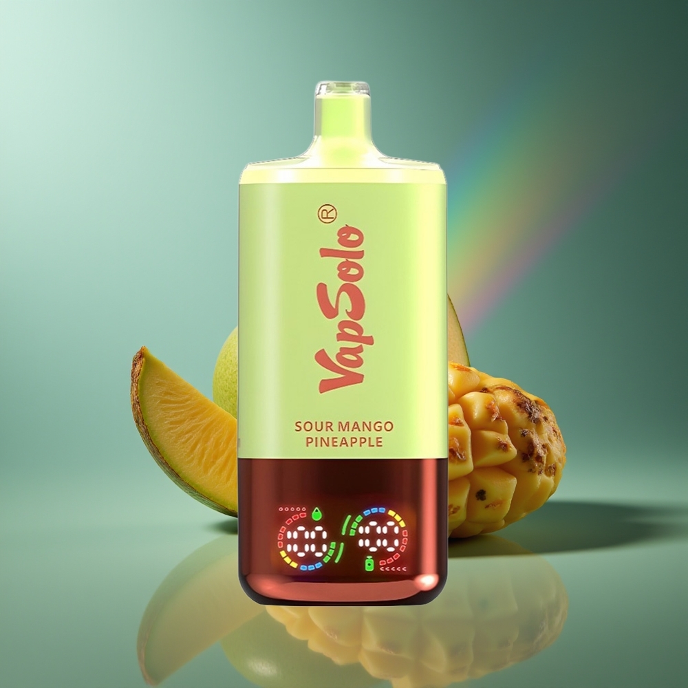 Wholesale Lithuania VapSolo Triple 30000 Puffs Sūrelis Mango Ananasas Type-C