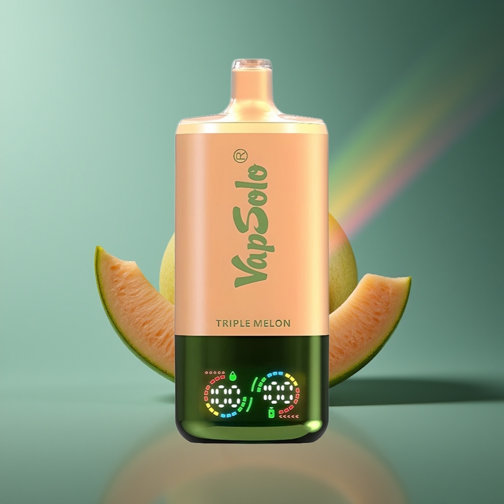Wholesale Lithuania VapSolo Triple 30000 Puffs Trigubasis Melionas Type-C