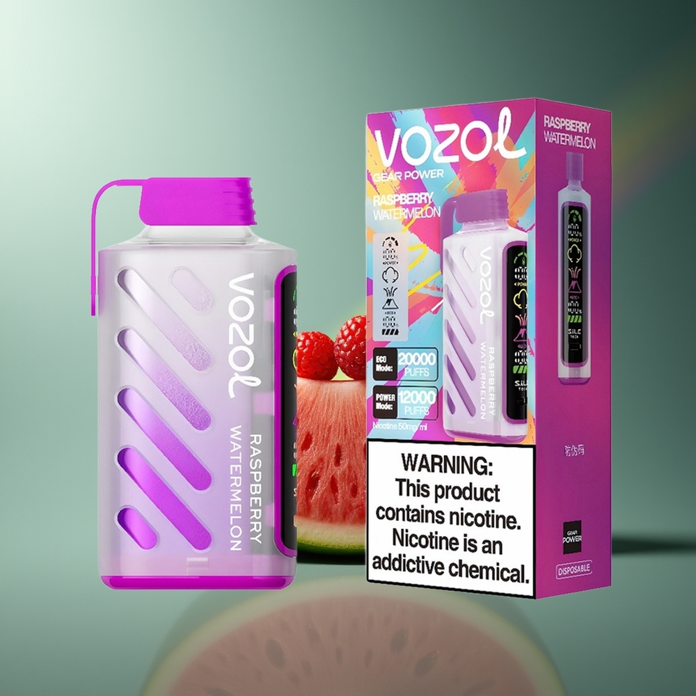 Wholesale Lithuania VOZOL Gear Power 20000 Puffs 20mL Aviečių Arbūzas Vienkartinės Elektroninės Cigaretės