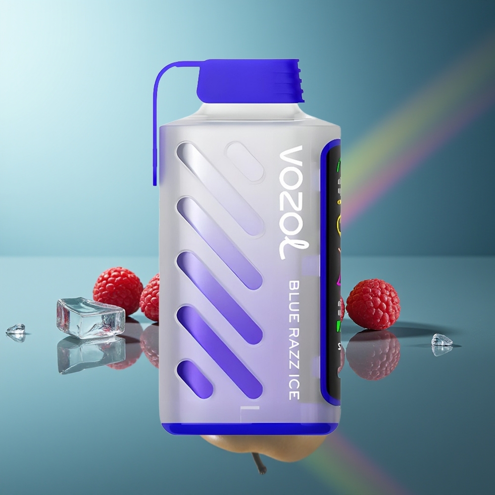 Wholesale Lithuania VOZOL Gear Power 20000 Puffs Mėlynųjų Serbentų Ledas Dual Mesh Coil Full Screen Display
