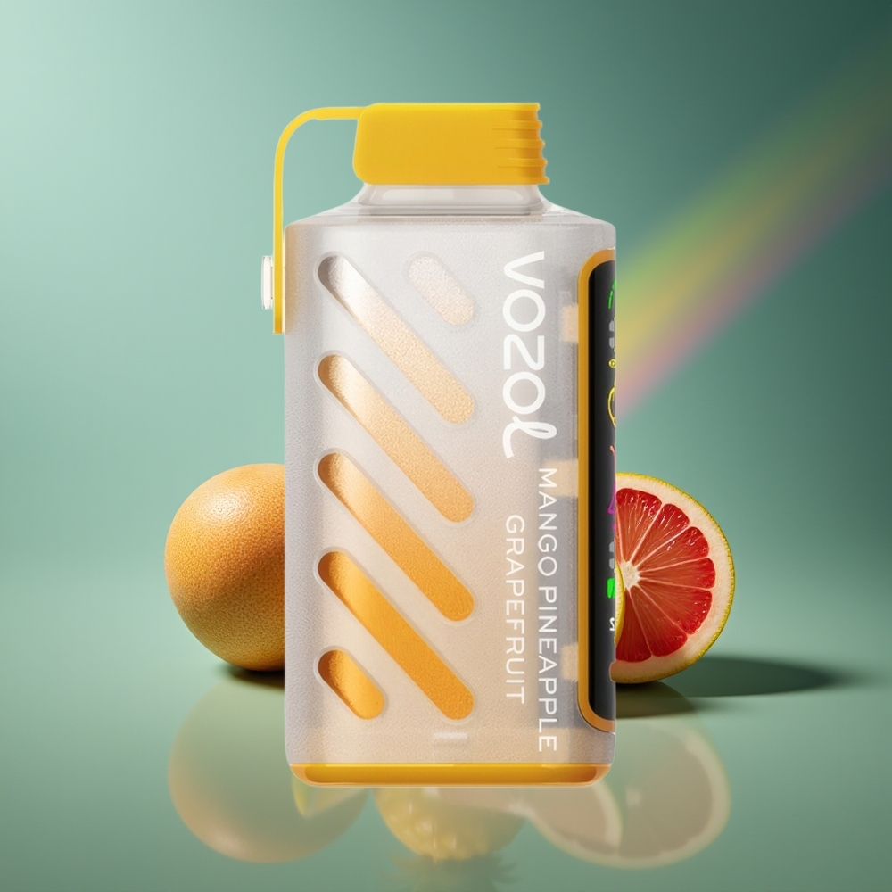 Wholesale Lithuania VOZOL Gear Power 20000 Puffs Mango Ananasas Greipfrutas Dual Mesh Coil Full Screen Display