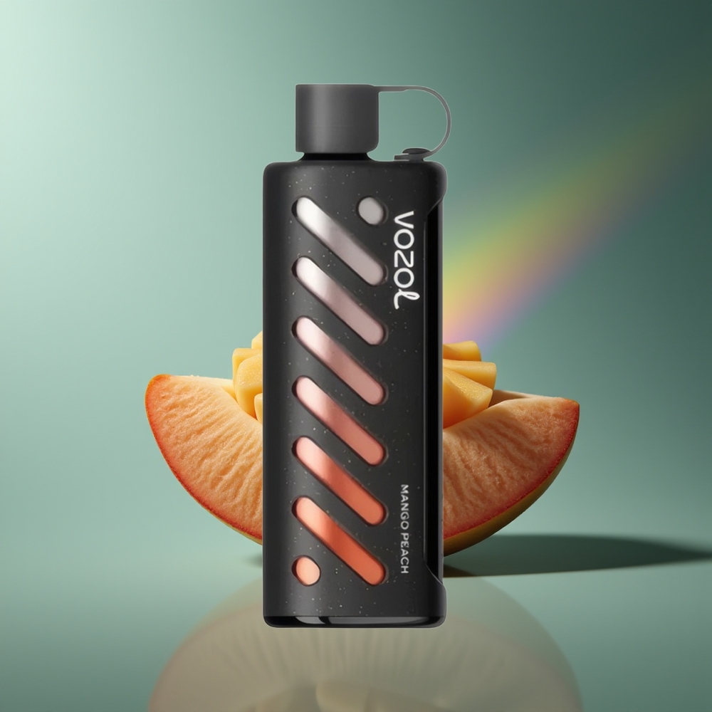 Wholesale Lithuania VOZOL Gear Shisha 25000 Pūsų Mango Persikas 1000mAh Dual Mesh