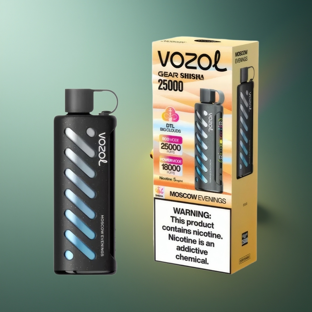 Wholesale Lithuania VOZOL Gear Shisha 25000 Pūsų Maskvos Vakarais 5mg/ml Nikotino