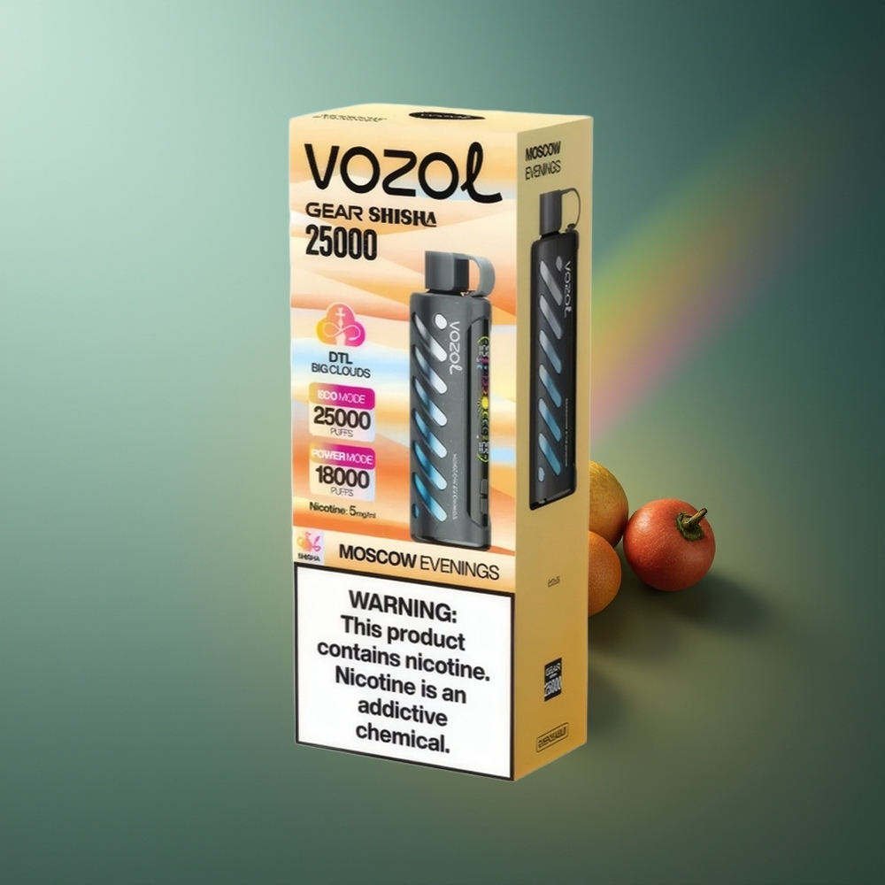 Wholesale Lithuania VOZOL Gear Shisha 25000 Pūsų Maskvos Vakarais 5mg/ml Nikotino