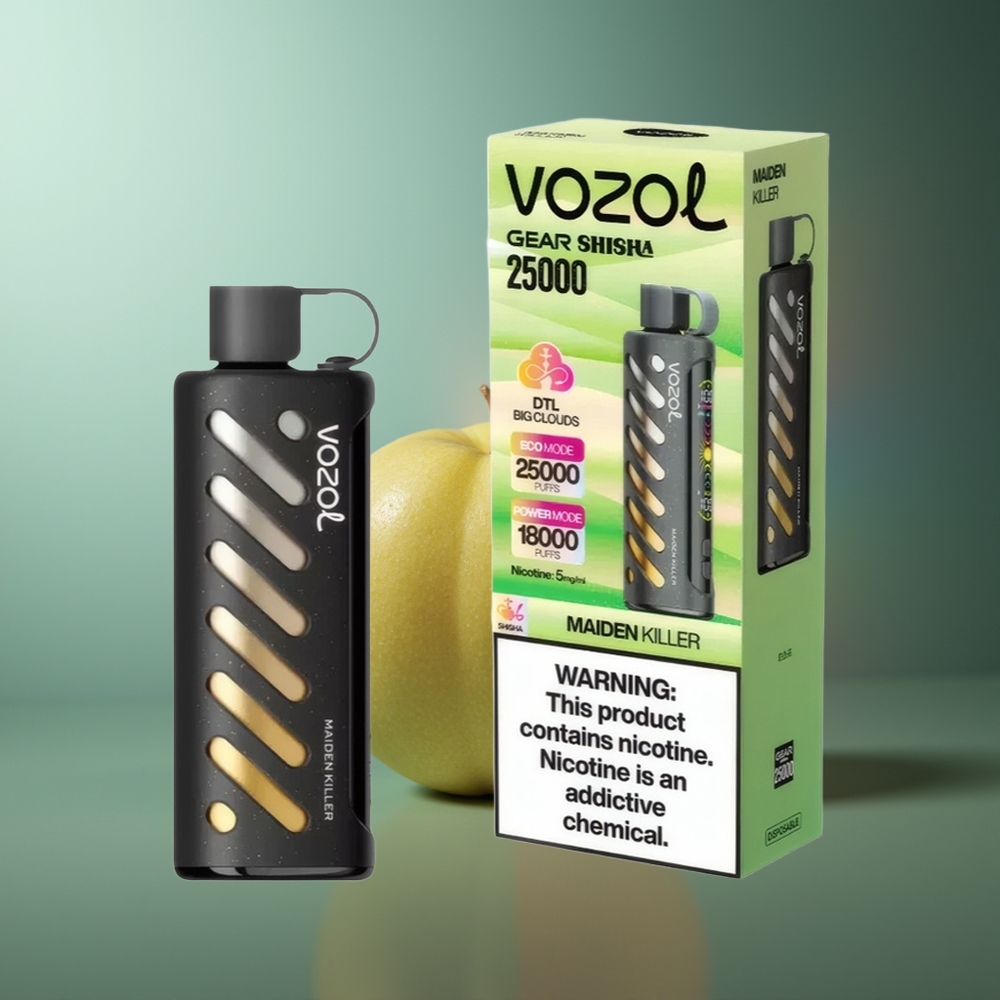 Wholesale Lithuania VOZOL Gear Shisha 25000 Puffs Dviguba Tinklelio Dviguba Veiksena 30 Skonių Derinys Maiden Killer