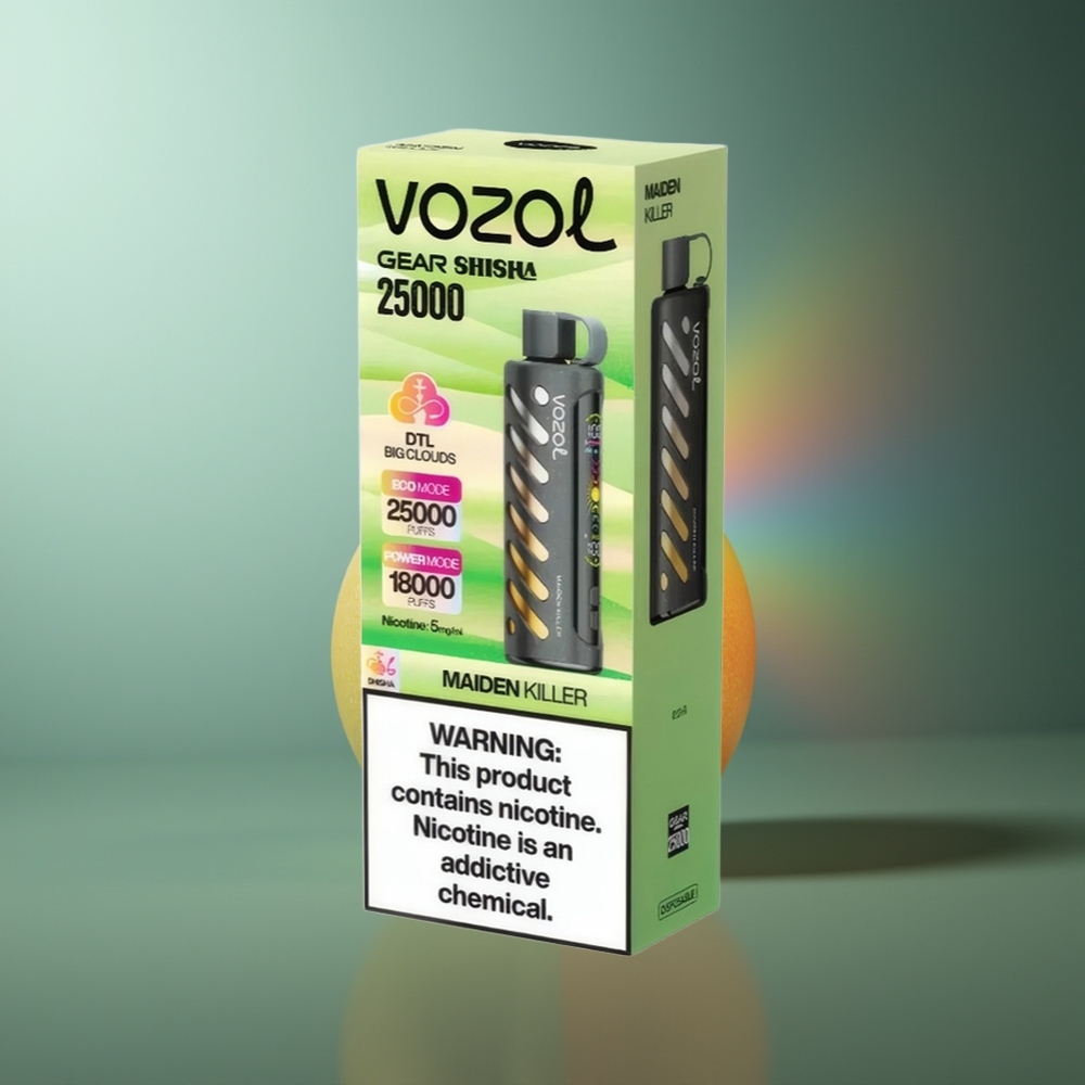 Wholesale Lithuania VOZOL Gear Shisha 25000 Puffs Dviguba Tinklelio Dviguba Veiksena 30 Skonių Derinys Maiden Killer