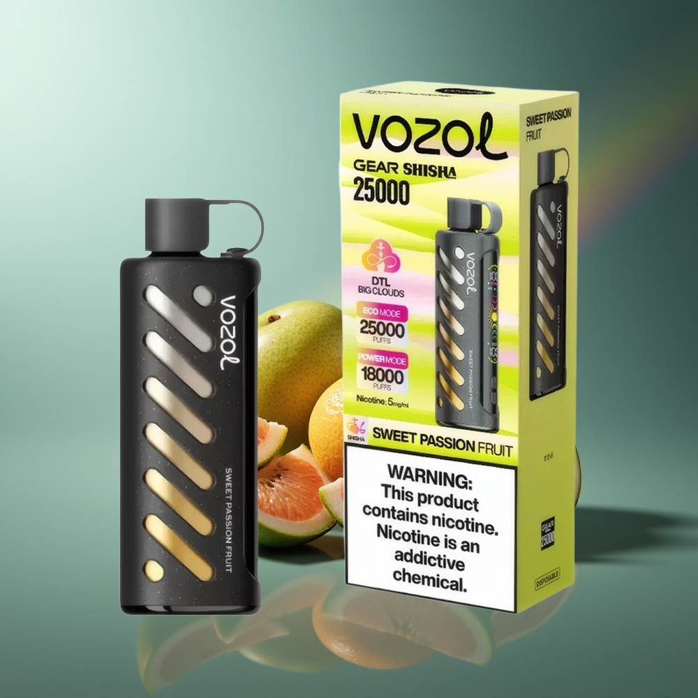 Wholesale Lithuania VOZOL Gear Shisha 25000 Puffs Saldžio Pasifloro S.i.L.C Tech