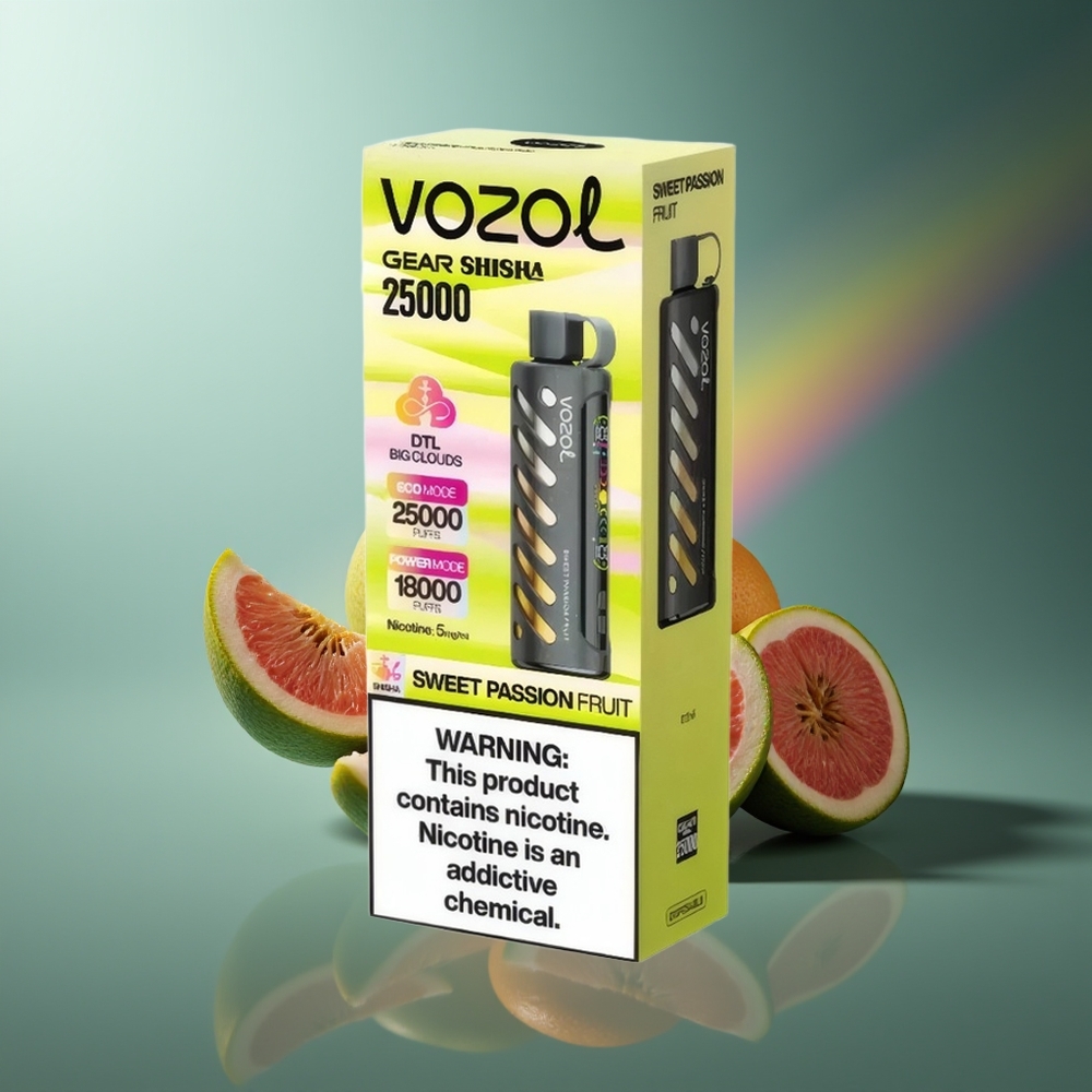 Wholesale Lithuania VOZOL Gear Shisha 25000 Puffs Saldžio Pasifloro S.i.L.C Tech