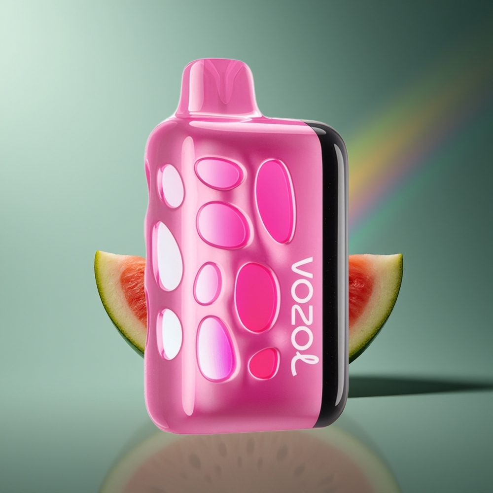 Wholesale Lithuania VOZOL RAVE 40000 Braškė Arbūzas 270 Laipsnių Vibrant Glow Design 1000mAh