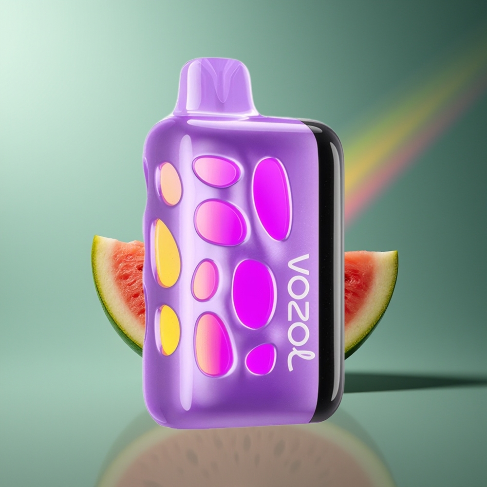Wholesale Lithuania VOZOL RAVE 40000 Vienkartinės Elektroninės Cigaretės Arbūzo Raguolis 270 degrees Vibrant Glow Design 80% Charged in 20 Mins