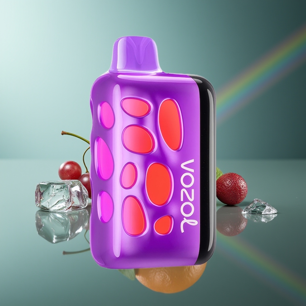 Wholesale Lithuania VOZOL RAVE 40000 Vienkartinės Elektroninės Cigaretės Uogų Ledas 270 laipsnių Vibrant Glow Dizainas 1000mAh Baterija