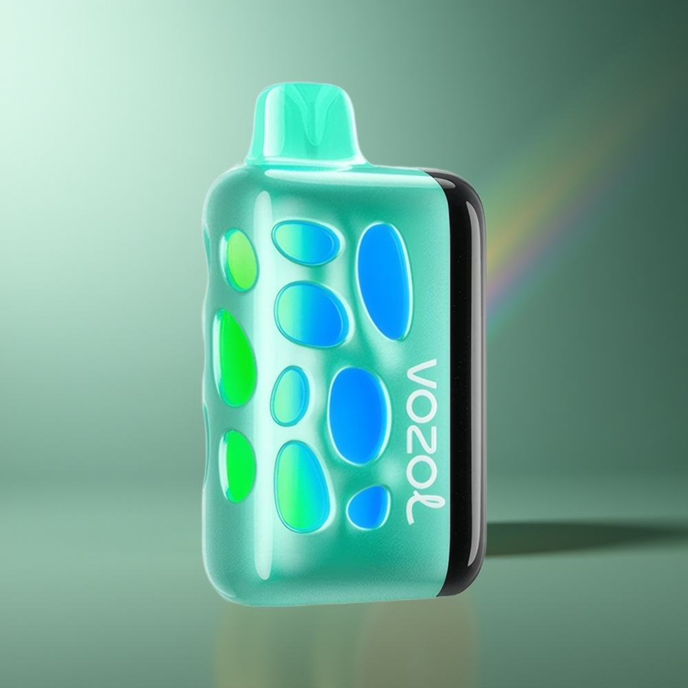 Wholesale Lithuania VOZOL RAVE 40000 Vienkartinės Elektroninės Cigaretės Šalta Mėta 270° Vibrant Glow Design 80% Charged in 20 Mins