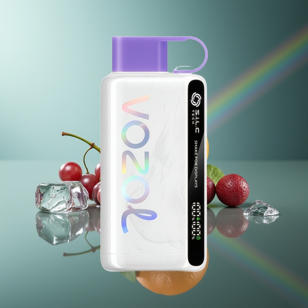 Wholesale Lithuania VOZOL STAR 9000/12000 Vienkartinės Elektroninės Cigaretės 650mAh 0/20/50mg/ml Vynuogių Ledas