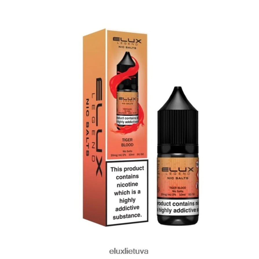 Elux Legend nikinės druskos 10 ml tigro kraujas 84082451 Elux Vape Price