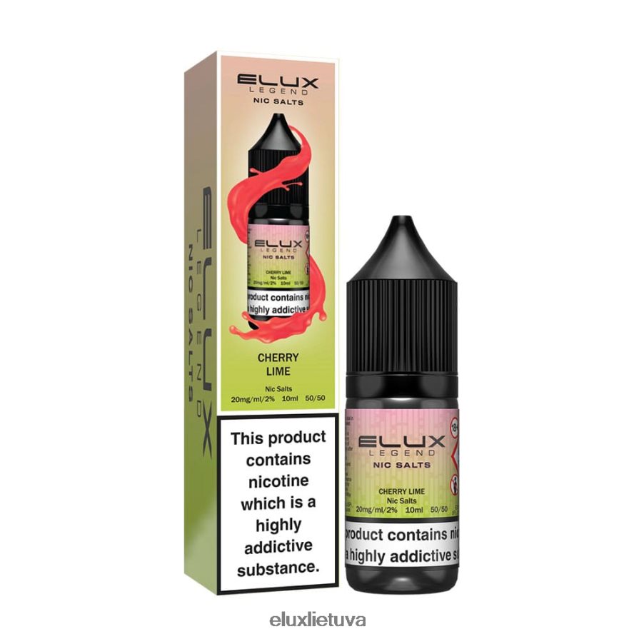 Elux Legend nikinės druskos 10 ml vyšnių laimas 84082466 Elux Vape Lietuva