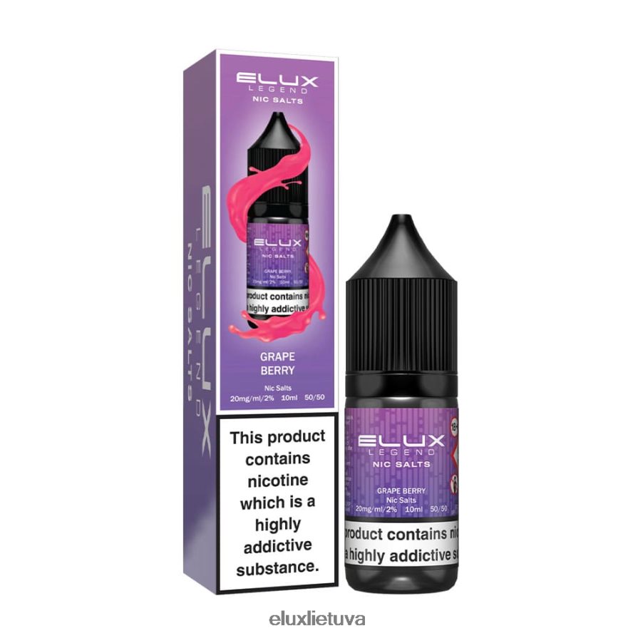 Elux Legend nikinės druskos 10 ml vynuogių uogos 84082468 Elux Vape Website