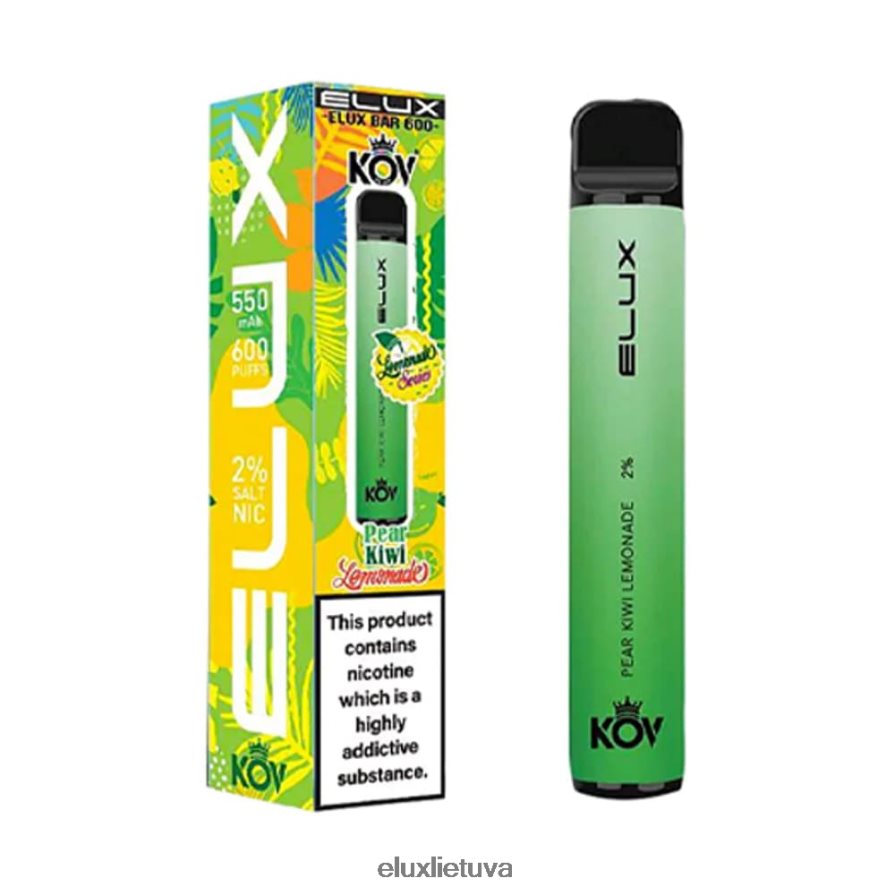 Elux Bar Limonadų serijos vienkartiniai vape kriaušių kivi limonadas 84082479 Elux Vape Near Me