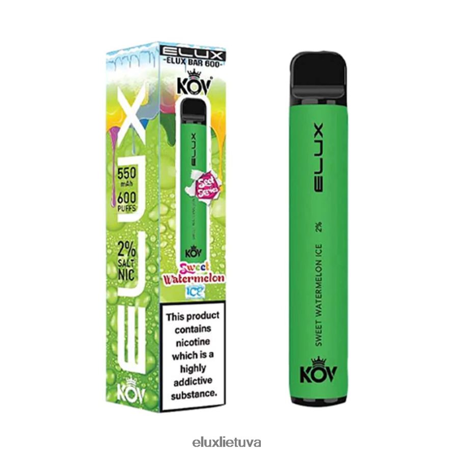 Elux Bar saldus serijos vienkartinis vape saldaus arbūzo ledo 840824111 Elux Vape Price